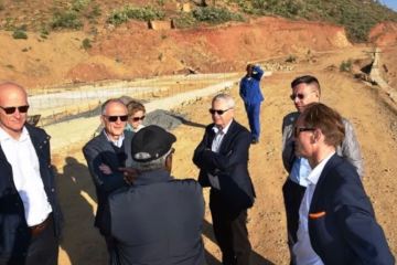 EU Ambassadors examine Eritrean Road Project