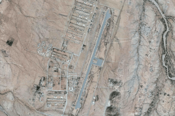 Sawa military camp from satellite