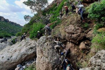 Tigray Forces in mountains