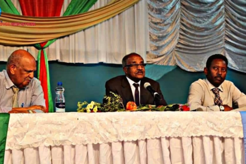 Propaganda appearance: Eritrea's Foreign Minister Osman Saleh was in Burgdorf a month ago. He did not meet Swiss authorities.