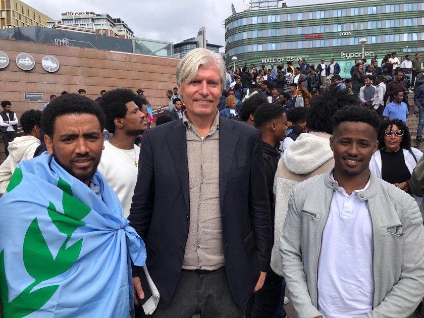 Norway: 300 Eritreans protest against PFDJ Festival September 2022